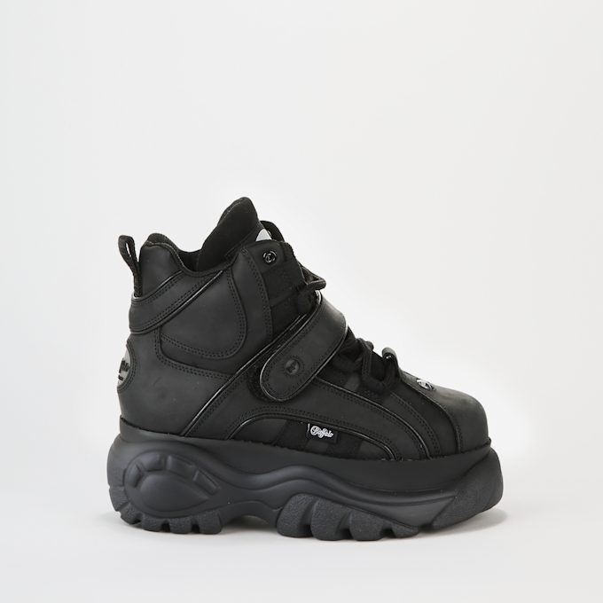 Buffalo Classic High Leather schwarz 61489 1