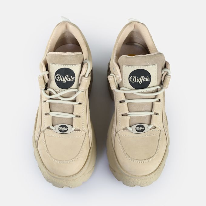 Buffalo Classic Low Leather beige 62367 3