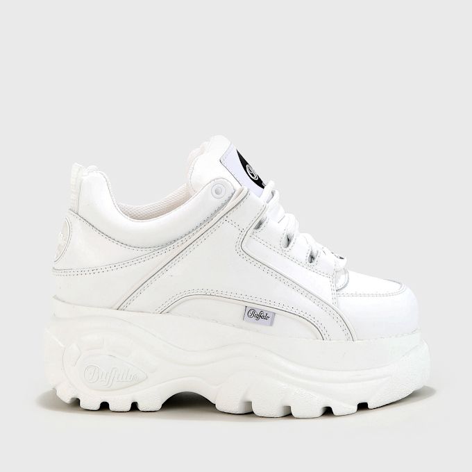 Buffalo Classic Low BS Leather blanco 62405 1