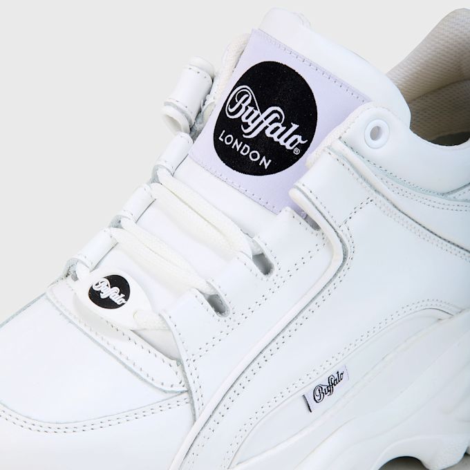 Buffalo Classic Low BS Leather weiß 62405 3
