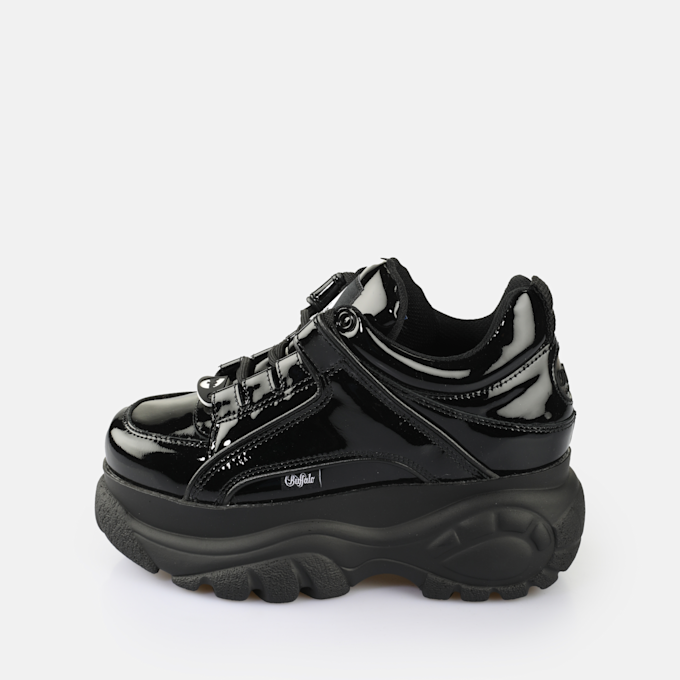 Buffalo Classic Low Patent Leather nero 62416 1