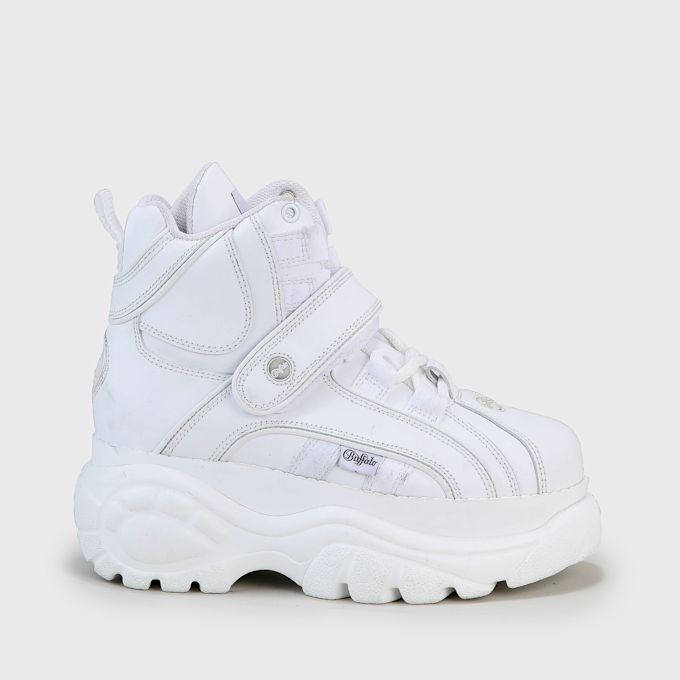 Buffalo Classic High BS Leather weiß 62705 1