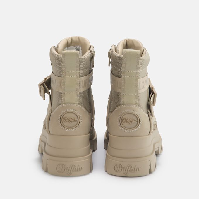 Buffalo Aspha COM 1 Lace Up MID beige 62880 6