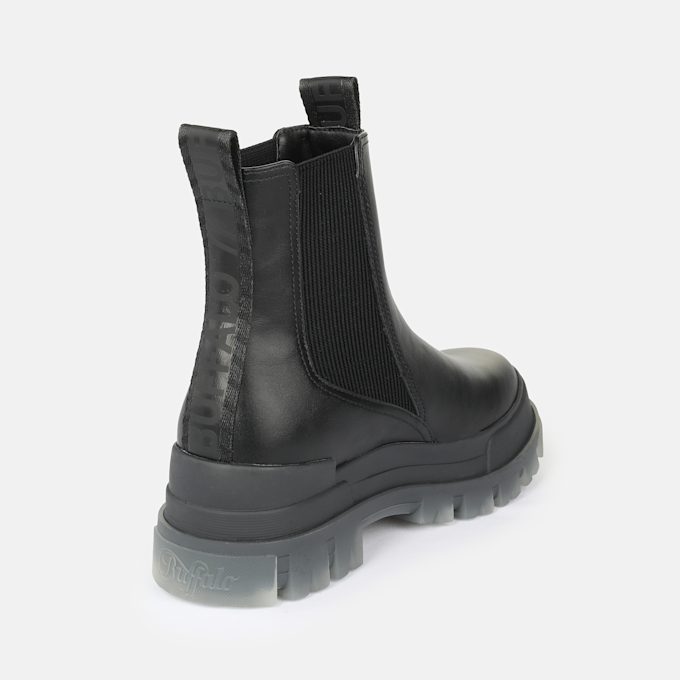 Buffalo Aspha Chelsea Mid nero 63381 4