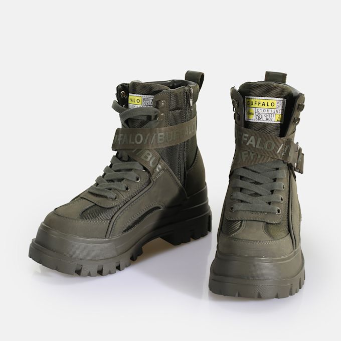 Buffalo Aspha COM 1 Lace Up MID vert 63556 4