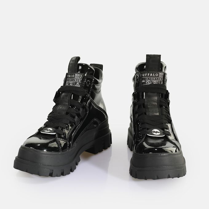 Buffalo Aspha NC MID Laceup black 63698 4