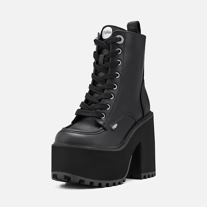 Buffalo Killah Lace Up MID negro 64203 3