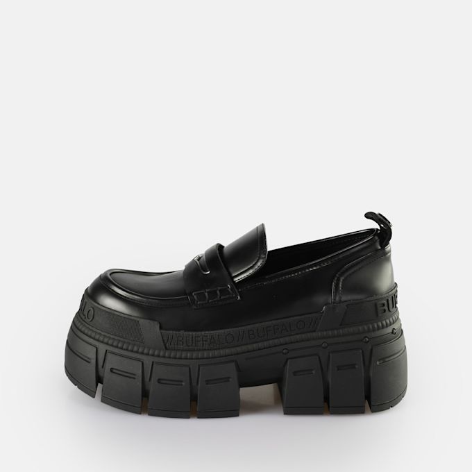 Buffalo Gospher Loafer schwarz 64312 1