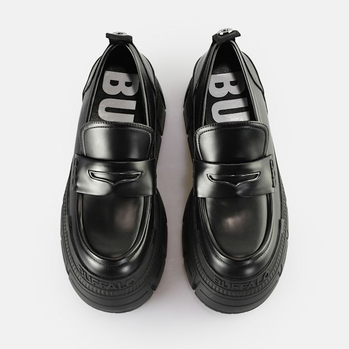 Buffalo Gospher Loafer negro 64312 3