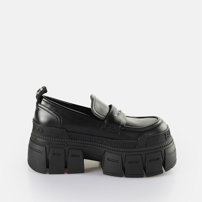 Buffalo Gospher Loafer schwarz 64312 5