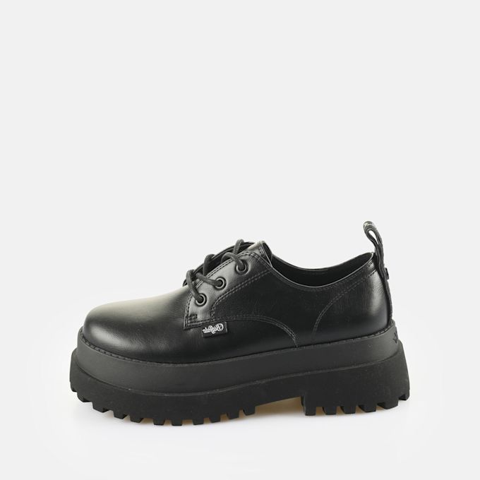 Buffalo Pluto Lace Up LO schwarz 64880 1
