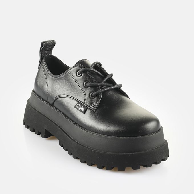 Buffalo Pluto Lace Up LO schwarz 64880 2