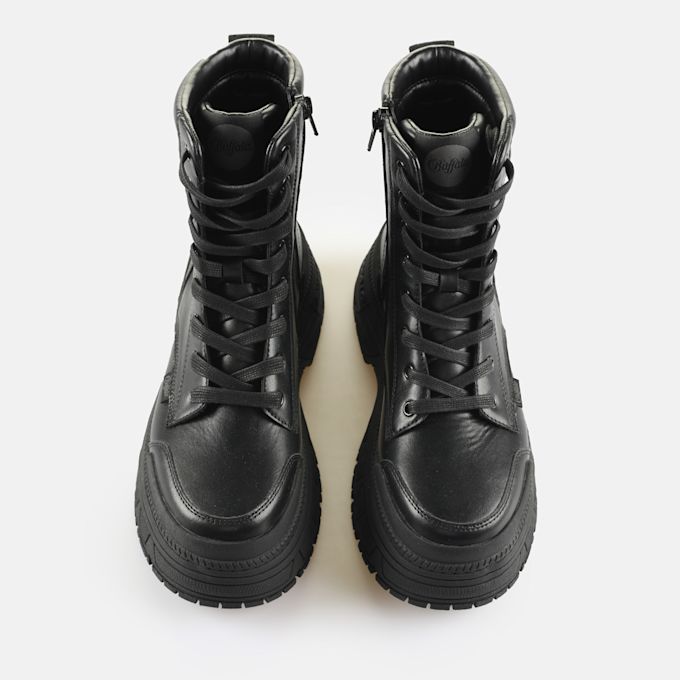Buffalo Fusion Lace Up MID noir 65069 2
