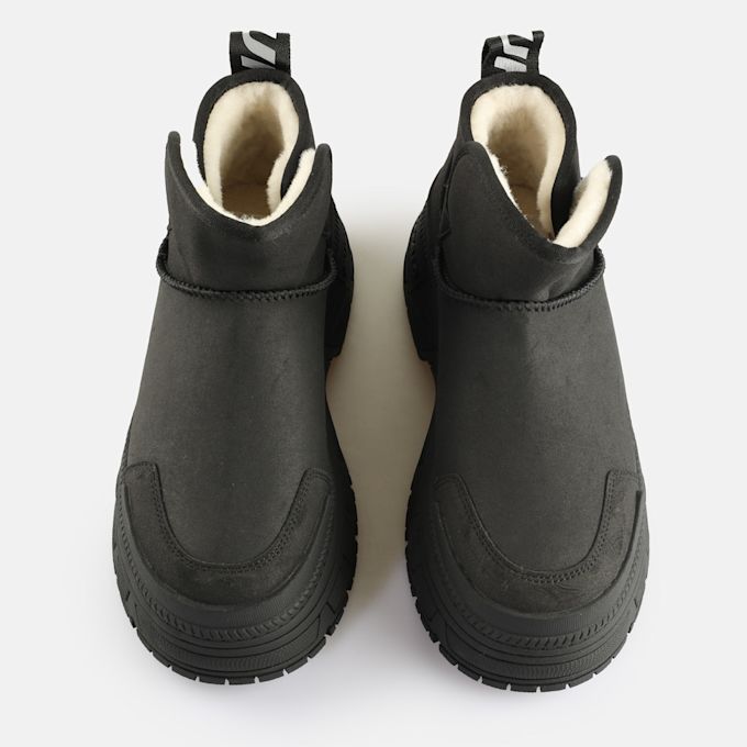 Buffalo Fusion Slip ON LO Warm schwarz 65191 3