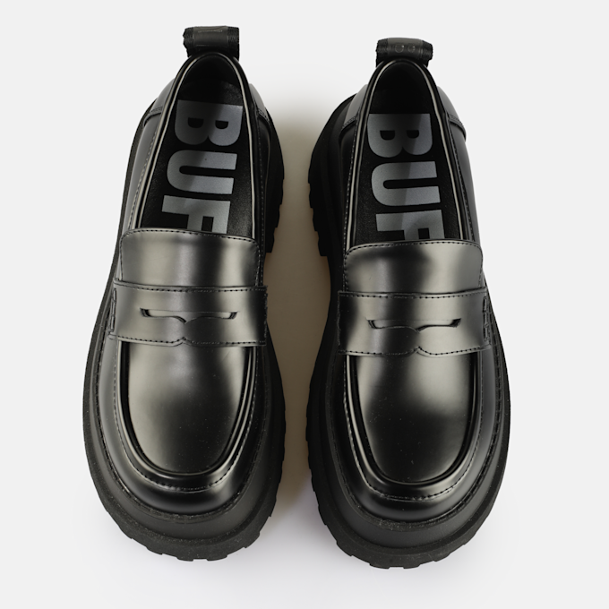Buffalo Pluto Loafer nero 65248 2