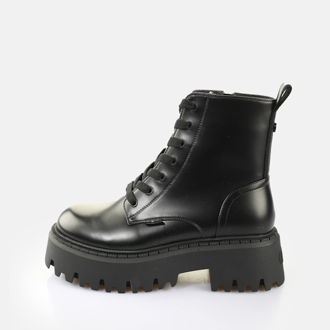 Buffalo Aspen Lace Up MID schwarz 65482 1