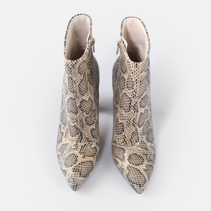 Buffalo July Ankle Bootie beige 91724 2
