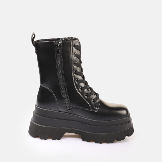 Buffalo Jupiter Lace Up MID black 91212 4