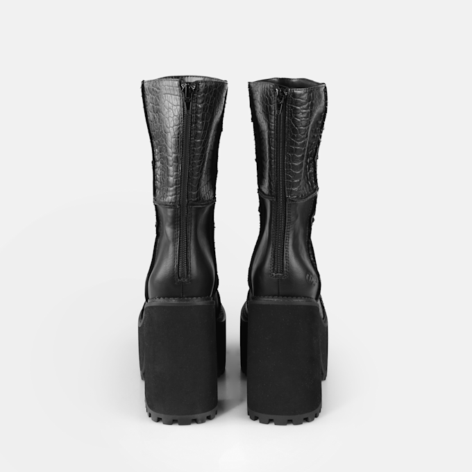 Buffalo Killah Patch Boot schwarz 91228 4
