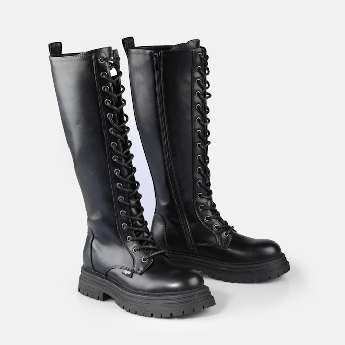 Buffalo Lennox Lace Up HI nero 91254 3