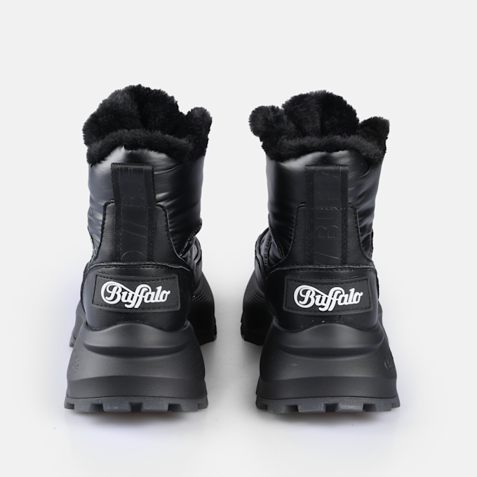 Buffalo Manhatten WNTR Lace Up Puffed schwarz 91279 5