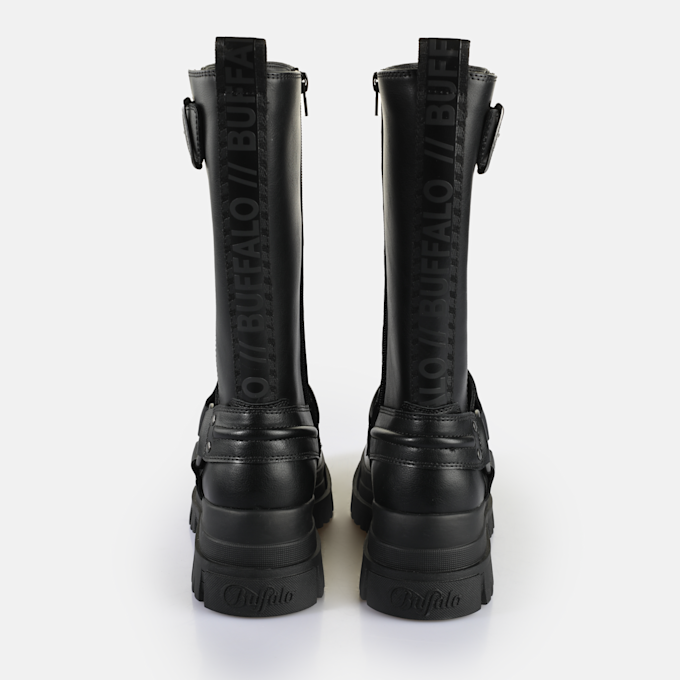 Buffalo Aspha Biker Boot BS schwarz 65509 5