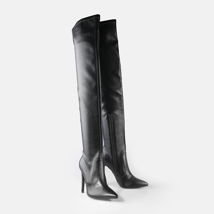Buffalo Sienna Overknee Schwarz 91288 4