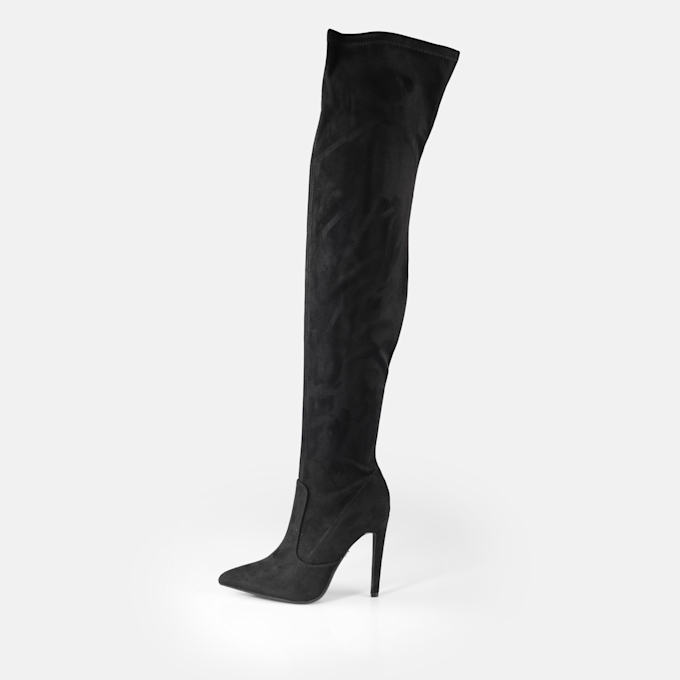 Buffalo Sienna Overknee noir 91290 1
