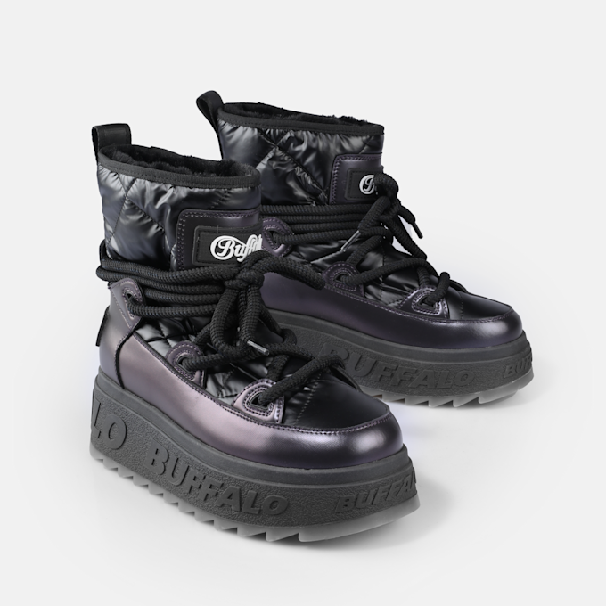 Buffalo Eliza Snow Boot nero 91262 3