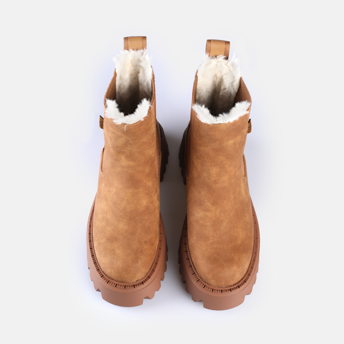 Buffalo Aspen Lace Up Warm braun 91244 2