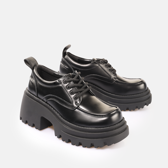 Buffalo Bravr Lace Up LO schwarz 91206 3