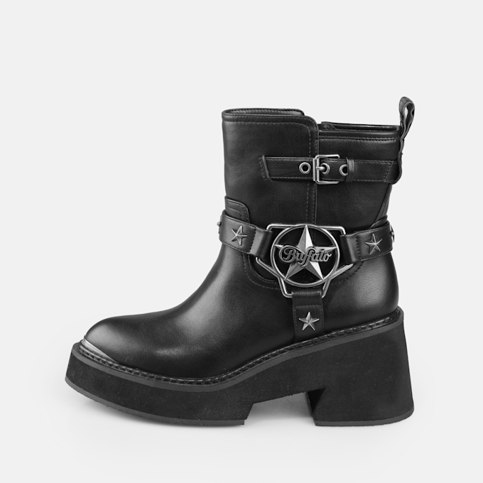 Buffalo Bull Star Biker LO schwarz 91710 1