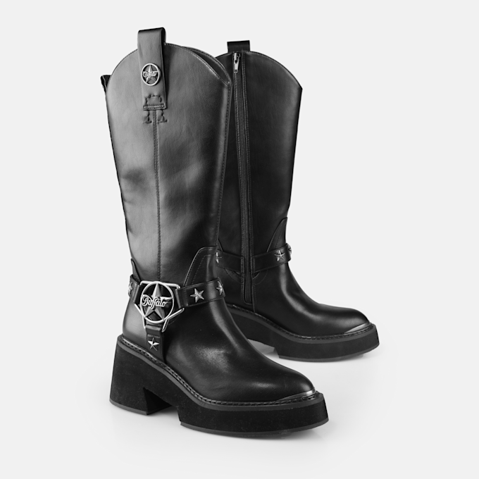 Buffalo Bull Star Biker HI schwarz 91713 3