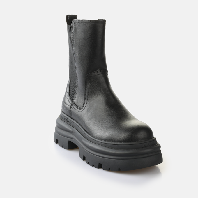Buffalo Dione Chelsea MID schwarz 91227 2