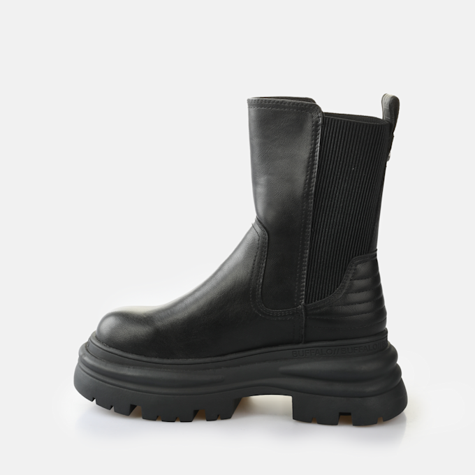 Buffalo Dione Chelsea MID schwarz 91227 3
