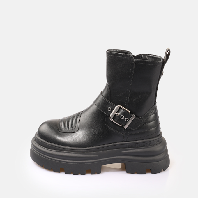 Buffalo Dione Biker Boot MID nero 91226 1