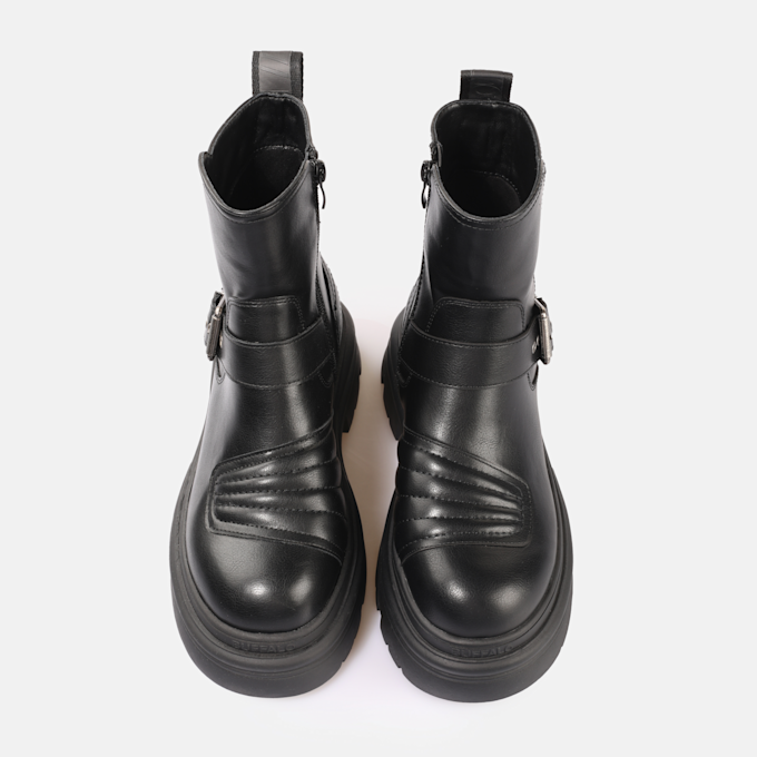 Buffalo Dione Biker Boot MID black 91226 2