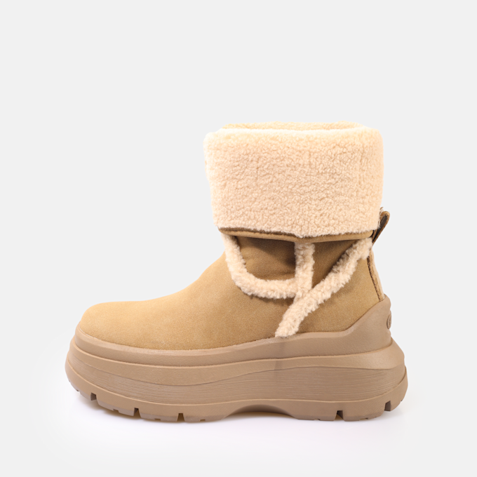 Buffalo Olympia Fold Boot Warm beige 91223 1