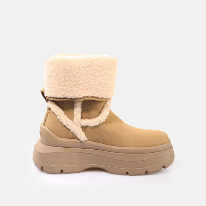 Buffalo Olympia Fold Boot Warm beige 91223 4