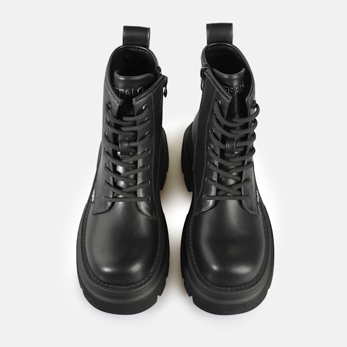 Buffalo Mave Lace Up black 91233 2