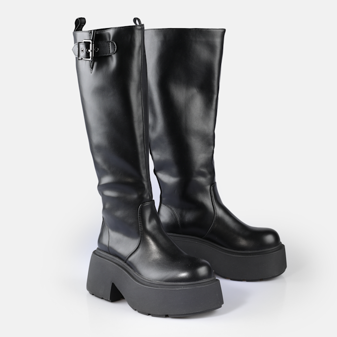 Buffalo Vicious Boot HI negro 91356 3