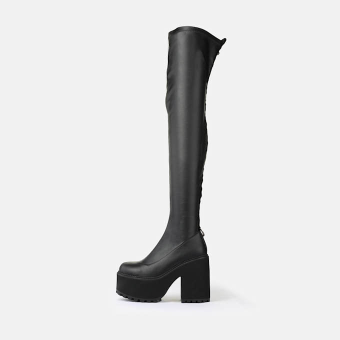 Buffalo Killah Overknee noir 93581 1