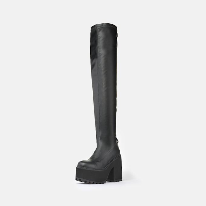Buffalo Killah Overknee noir 93581 2