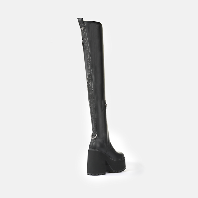 Buffalo Killah Overknee Nero 93581 4
