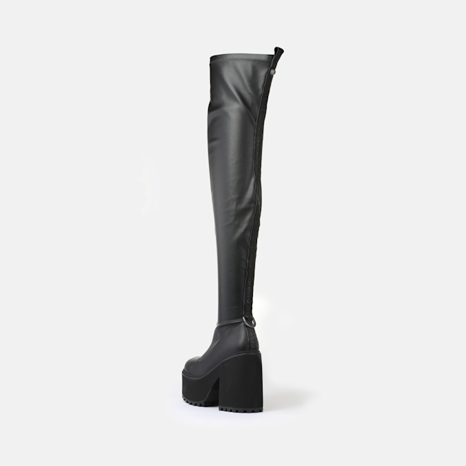 Buffalo Killah Overknee Nero 93581 5