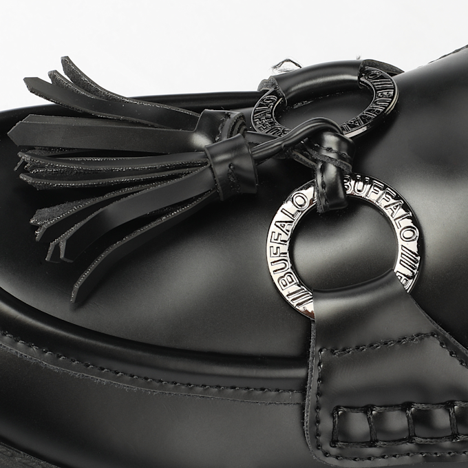 Buffalo Pluto Loafer nero 93588 3
