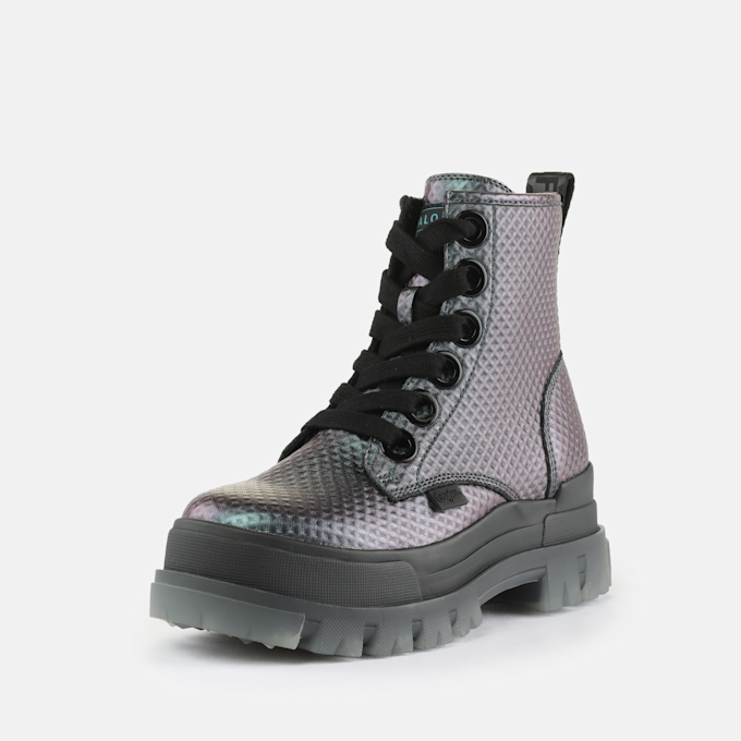 Buffalo Aspha Lace Up HI schwarz 93589 2