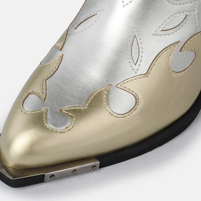 Buffalo West Bootie MID plata 93559 3