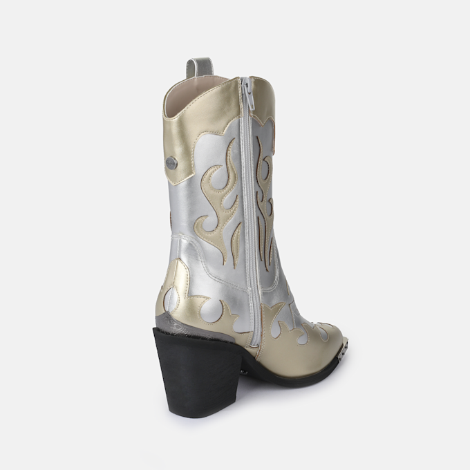 Buffalo West Bootie MID silber 93559 4