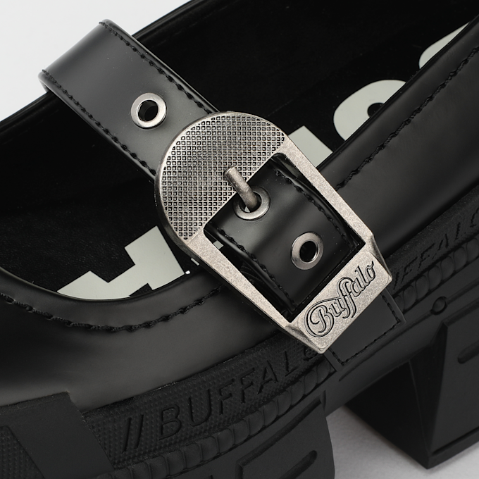 Buffalo Gospher Ballerina Buckle schwarz 93655 3